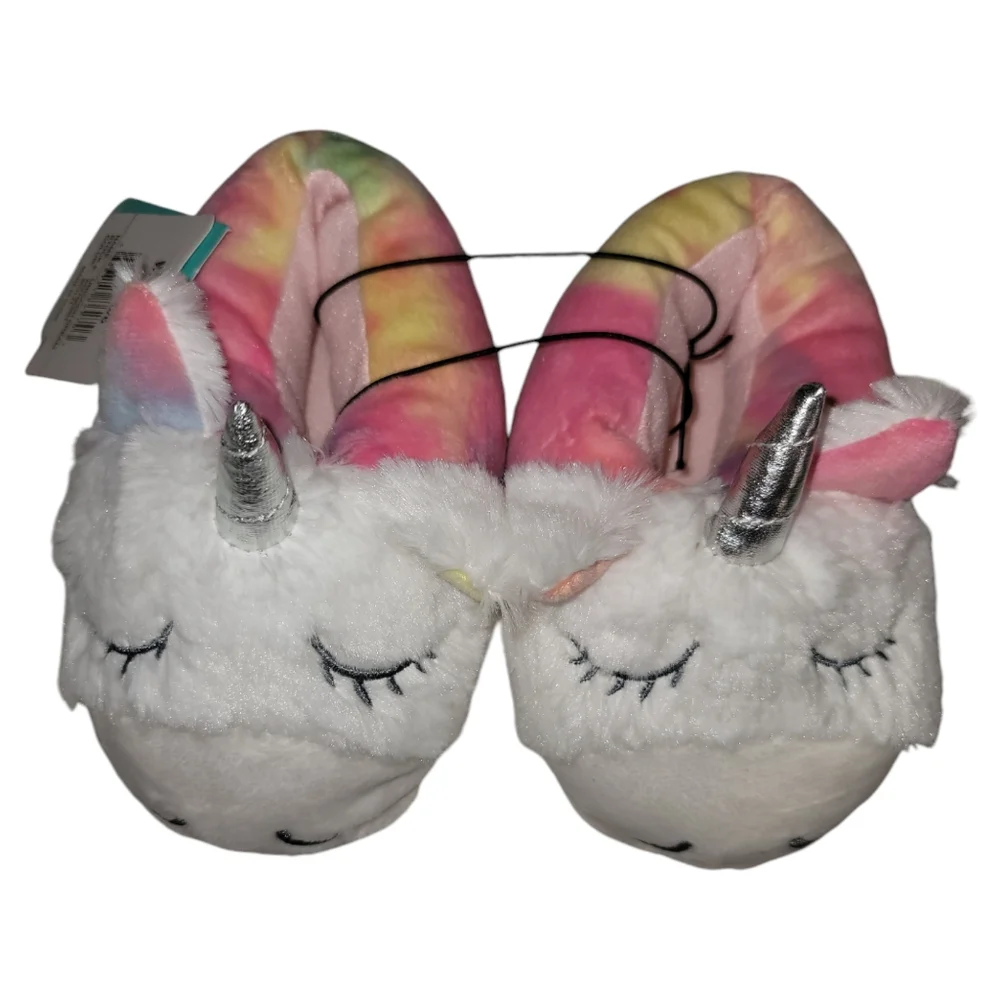 Western Chief Kids Unicorn Dream Multicolored House Slippers, Size 5/6